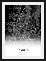 Stadskaart Haarlem - Donker