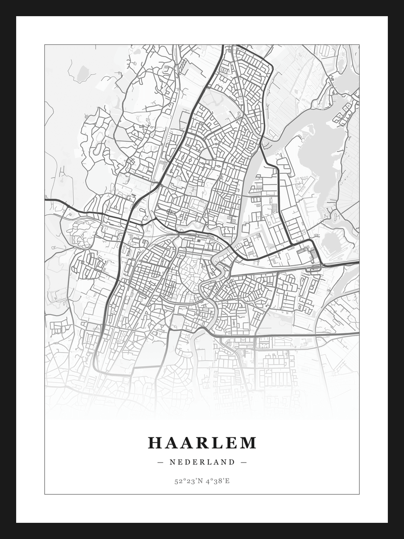 Stadskaart Haarlem - Klassiek