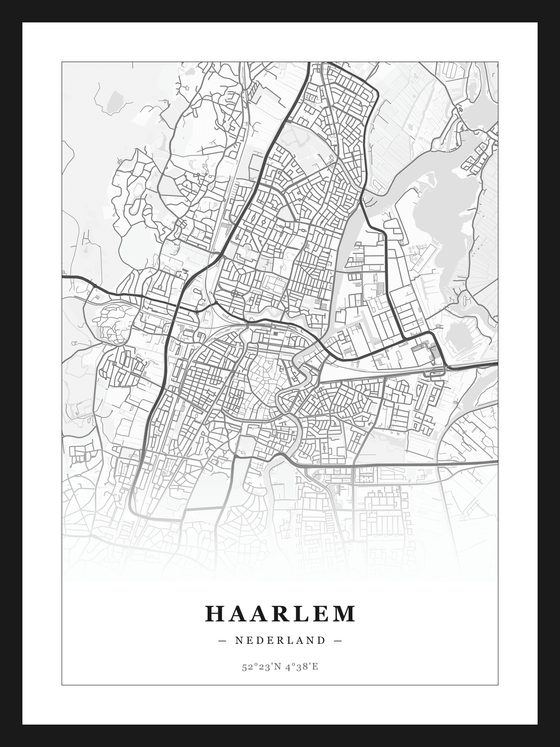 Stadskaart Haarlem