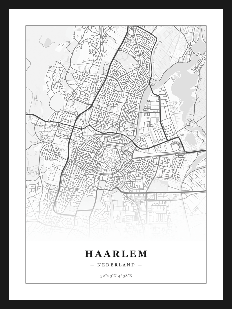 Stadskaart Haarlem