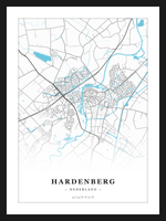 Stadskaart Hardenberg - Water
