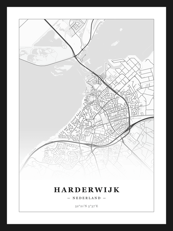 Stadskaart Harderwijk