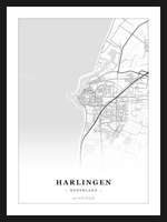 Stadskaart Harlingen - Klassiek