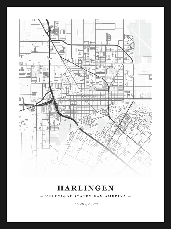 Stadskaart Harlingen