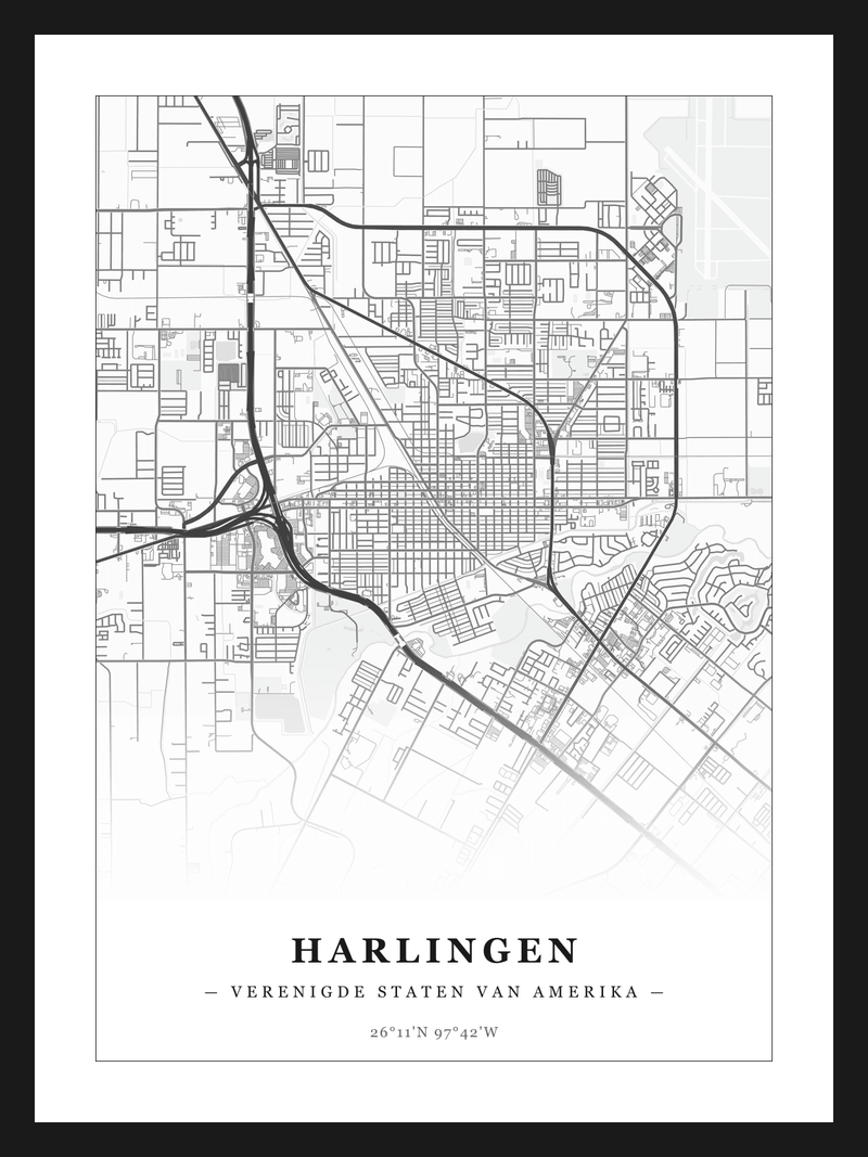 Stadskaart Harlingen