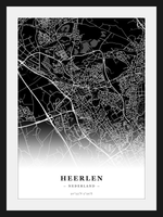 Stadskaart Heerlen - Donker