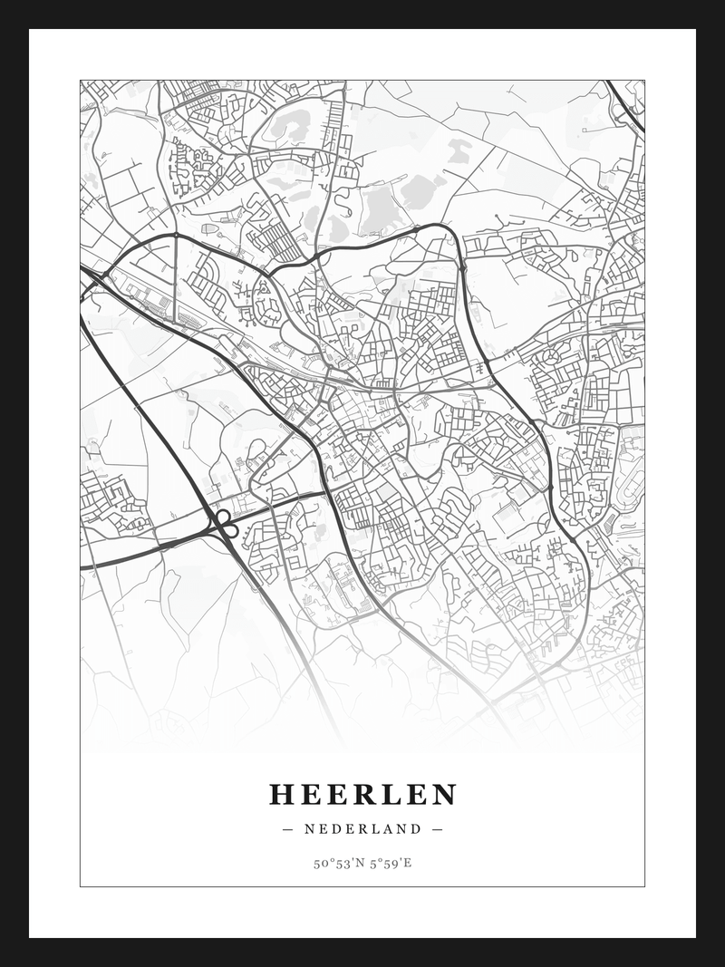 Stadskaart Heerlen - Klassiek