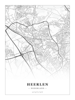 Stadskaart Heerlen - Klassiek - Zonder lijst