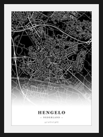 Stadskaart Hengelo - Donker