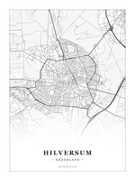 Stadskaart Hilversum - Klassiek - Zonder lijst