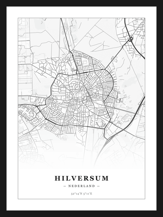 Stadskaart Hilversum
