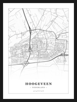Stadskaart Hoogeveen - Klassiek