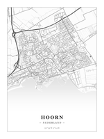 Stadskaart Hoorn - Klassiek - Zonder lijst
