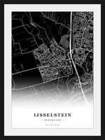 Stadskaart IJsselstein - Donker
