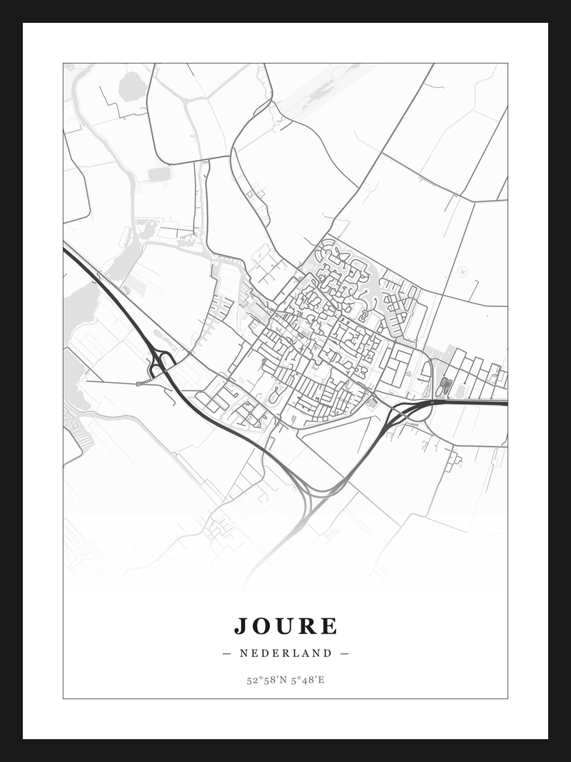 Stadskaart Joure - Klassiek