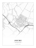 Stadskaart Joure - Klassiek - Zonder lijst