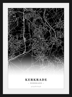 Stadskaart Kerkrade - Donker