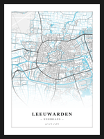 Stadskaart Leeuwarden - Water