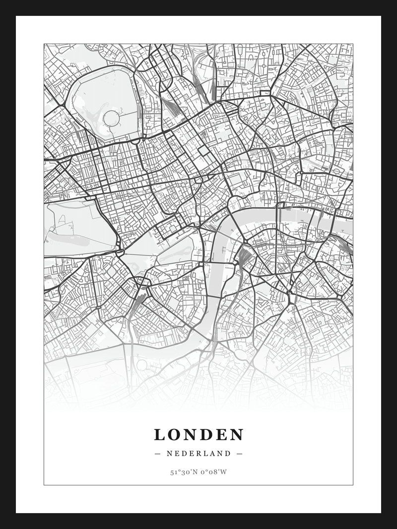 Stadskaart Londen - Klassiek