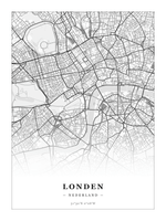 Stadskaart Londen - Klassiek - Zonder lijst