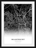 Stadskaart Maastricht - Donker