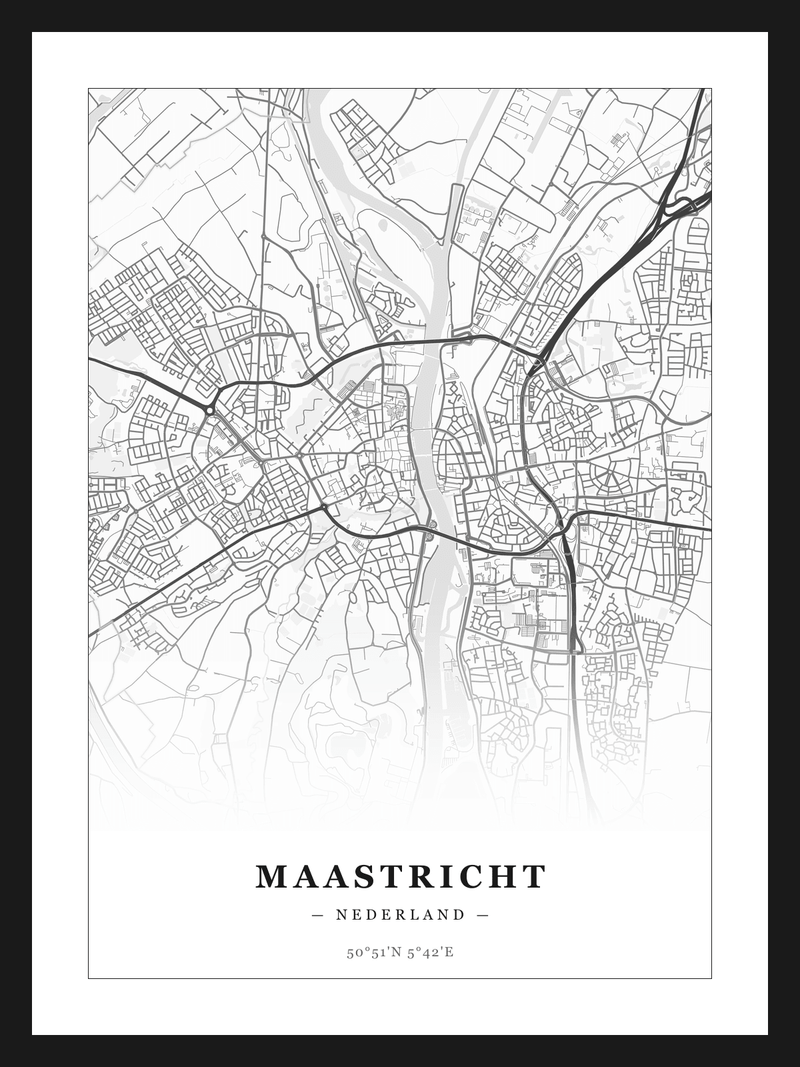 Stadskaart Maastricht - Klassiek
