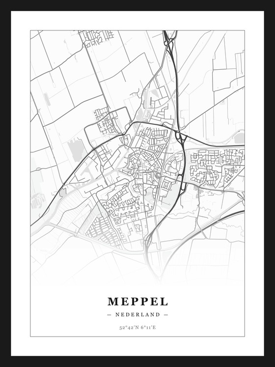 Stadskaart Meppel