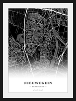 Stadskaart Nieuwegein - Donker