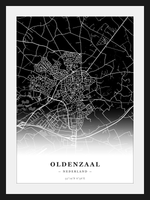 Stadskaart Oldenzaal - Donker