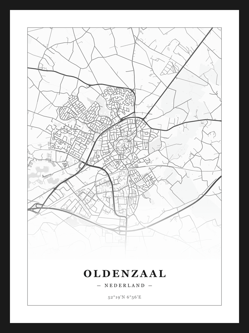 Stadskaart Oldenzaal - Klassiek