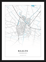 Stadskaart Raalte - Water