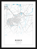 Stadskaart Roden - Water