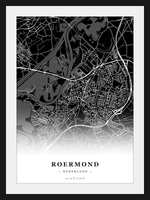 Stadskaart Roermond - Donker