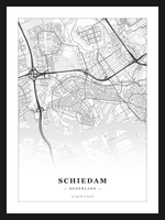Stadskaart Schiedam - Klassiek