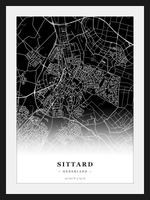 Stadskaart Sittard - Donker