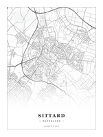 Stadskaart Sittard - Klassiek - Zonder lijst