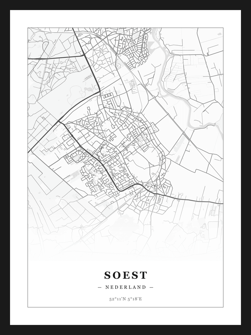 Stadskaart Soest - Klassiek