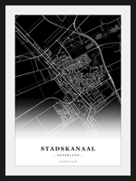 Stadskaart Stadskanaal - Donker