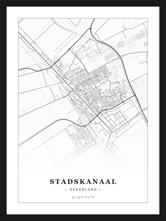 Stadskaart Stadskanaal