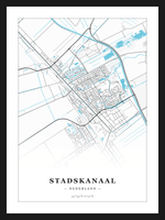 Stadskaart Stadskanaal - Water