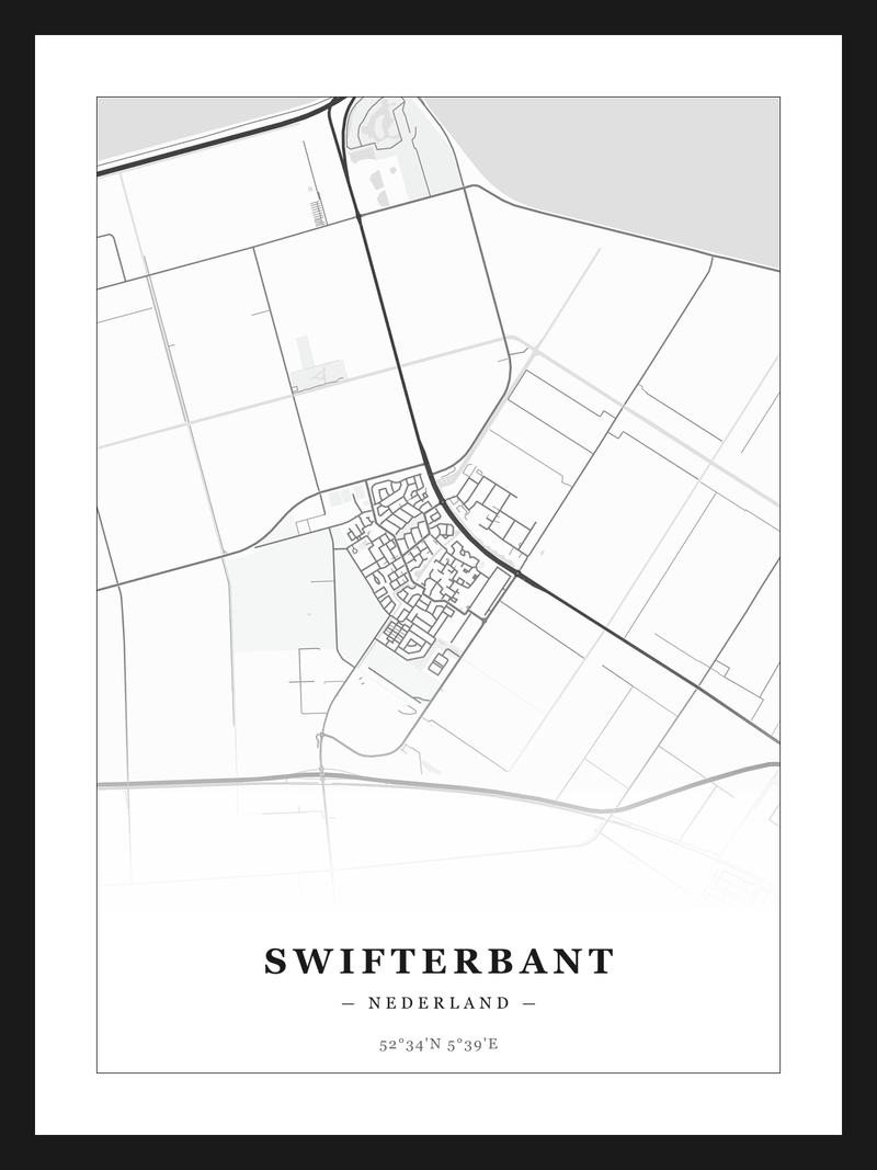 Stadskaart Swifterbant
