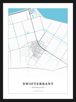 Stadskaart Swifterbant - Water