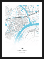 Stadskaart Tiel - Water