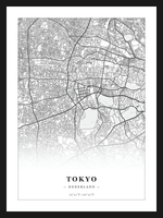 Stadskaart Tokyo - Klassiek