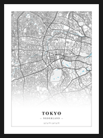 Stadskaart Tokyo - Water