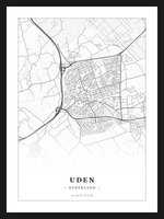 Stadskaart Uden - Klassiek