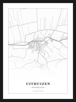 Stadskaart Uithuizen - Klassiek