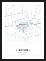 Stadskaart Uithuizen - Water