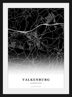 Stadskaart Valkenburg - Donker
