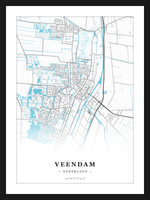 Stadskaart Veendam - Water